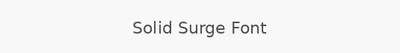 Solid Surge Font