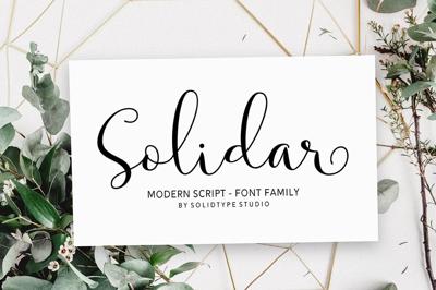 Solidar Font Family Free Download