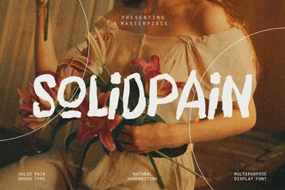 Solidpain Handwriting Brush Font