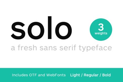 Solo Sans Font