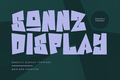 Sonnz Graffiti Display Typeface Free Download