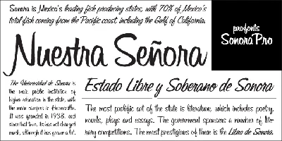 Sonora Font