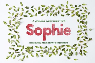 Sophie Watercolour Display Font Free Download