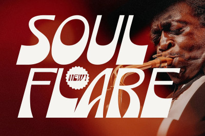Soul Flare - Groovy Jazz Typeface