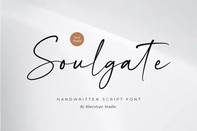 Soulgate - Handwritten Script Font