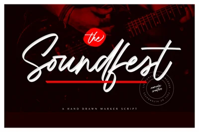 Soundfest - Hand Drawn Marker Script