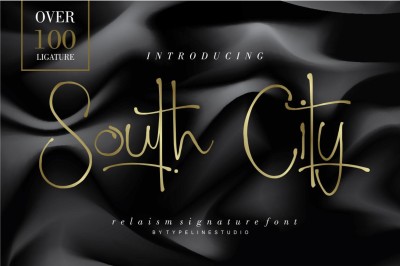 South City Realism Script Font