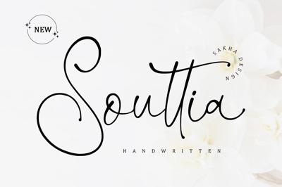 Souttia - Handwritten Font Free Download