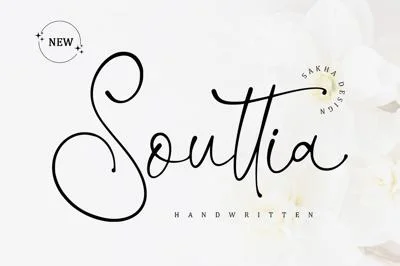 Souttia - Handwritten Font