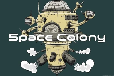 Space Colony Sans Serif Fonts free download