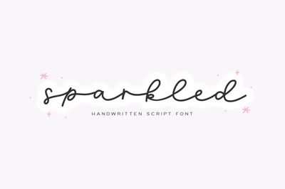 Sparkled | Handwritten Script Font Free Download