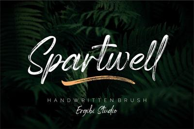 Spartwell |HANDWRITTEN BRUSH| Free Download