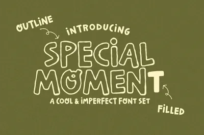 SPECIAL MOMENT | COOL & FUN FONT Free Download