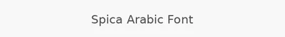 Spica Arabic Font