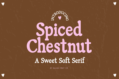 SPICED CHESTNUT Soft Serif Font Free Download