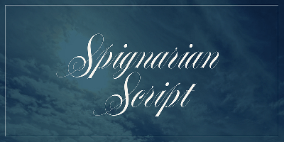 Spignarian Script Font Free Download