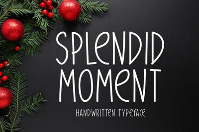 Splendid Moment Typeface Free Download