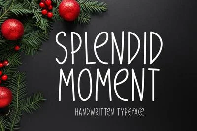 Splendid Moment Typeface