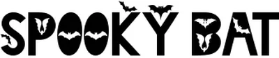 Spooky Bat Font