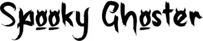 Spooky Ghoster Font