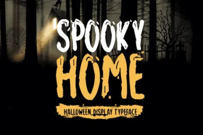 Spooky Home Font