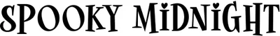 Spooky Midnight Font