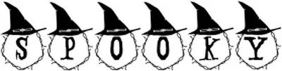 Spooky Monogram Font