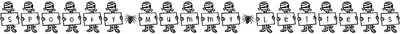 Spooky Mummy Letters Font