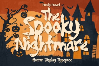 Spooky Nightmare Font