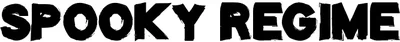 Spooky Regime Font