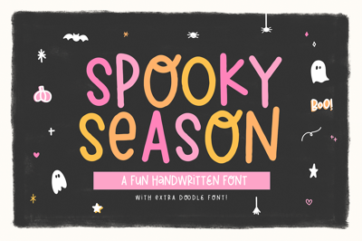 Spooky Season | Font and Doodles Free Download