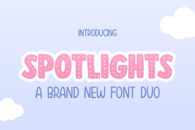 Spotlights Font Duo Free Download