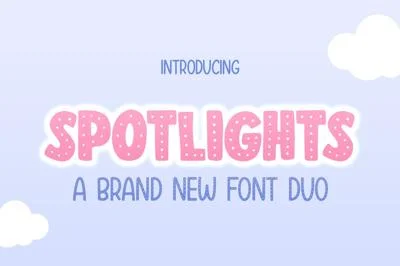 Spotlights Font Duo