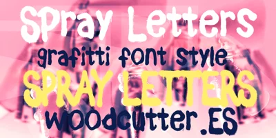 Spray Letters Font