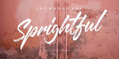 Sprightful Font Free Download