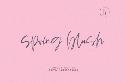 SPRING BLUSH Font