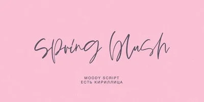 Spring Blush Font