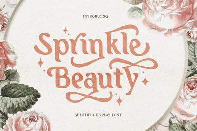 Sprinkle Beauty - Display Bold Font Free Download