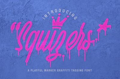 Squizers - Graffiti Fonts Free Download