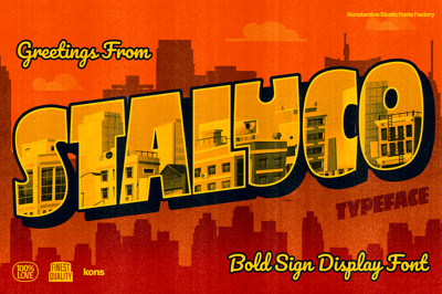 Staluco - Bold Sign Display Fonts Free Download