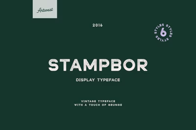 Stampbor Typeface Free Download