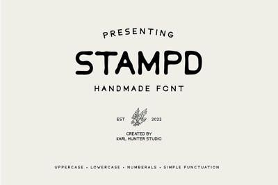 Stampd Hand Drawn Font Free Download