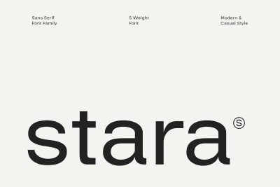 Stara Sans Serif Font