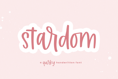 Stardom | Handwritten Font Free Download