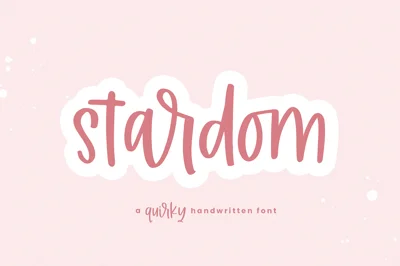 Stardom | Handwritten Font