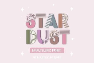 Stardust Multiline Retro Font Free Download