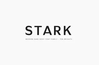 Stark - A Modern Sans Serif Font