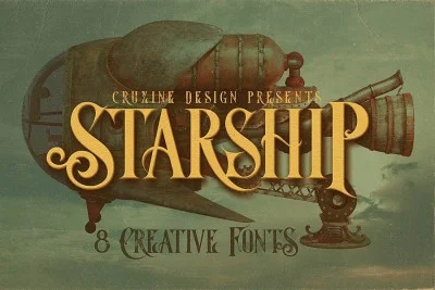 Starship Typeface Font