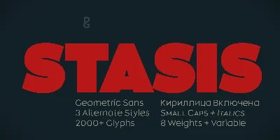 Stasis Font