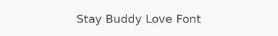 Stay Buddy Love Font